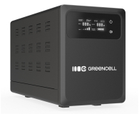 Green Cell AVR UPS 1200VA 800W PowerCore 12 VDC z LCD - 1335379 - zdjęcie 1